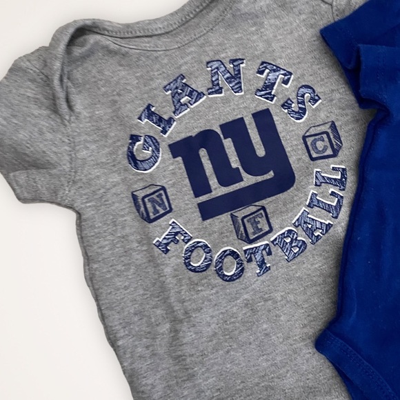 Ny Giants Onesies 6-9m - Picture 2 of 5